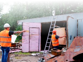 Демонтаж гаража Великие Луки