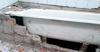 Демонтаж ванной комнаты в Великих Луках - стоимость работ от 832 руб. | Сварной-Вкл